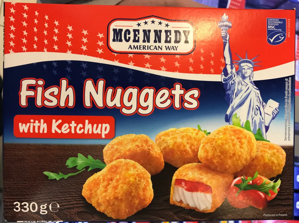 Fish Nuggets with Ketchup