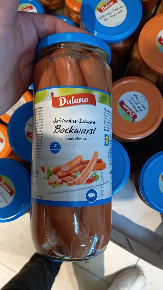 Salsichas  Bockwurst