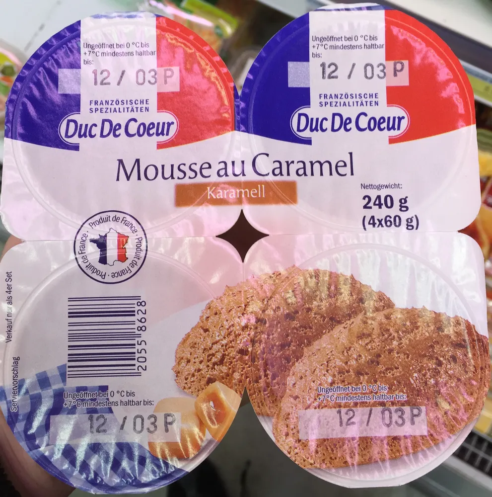 Mousse au caramel