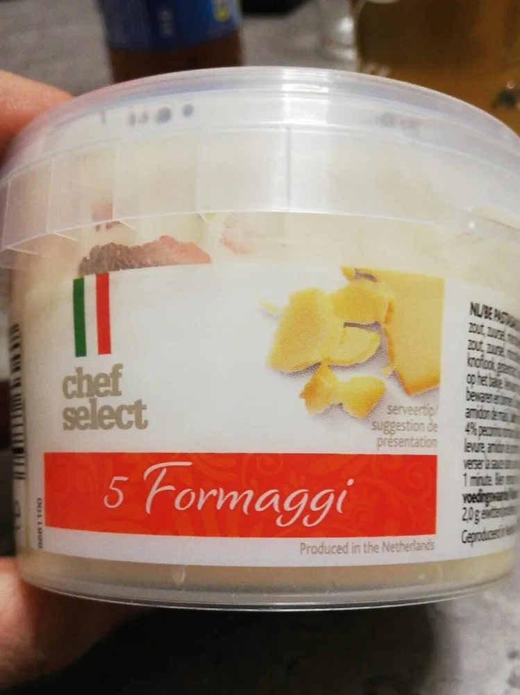 Sauce fraiche pour pates 5 fromages