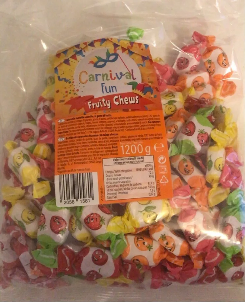 Fruity chews
