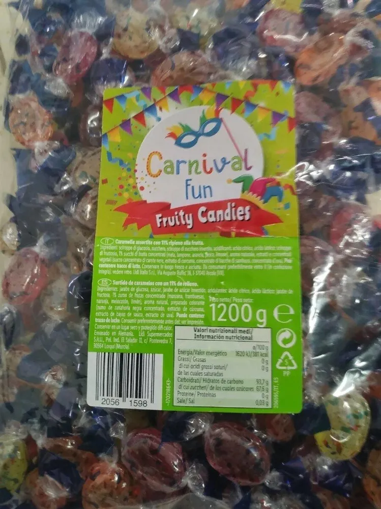 Fruity candies