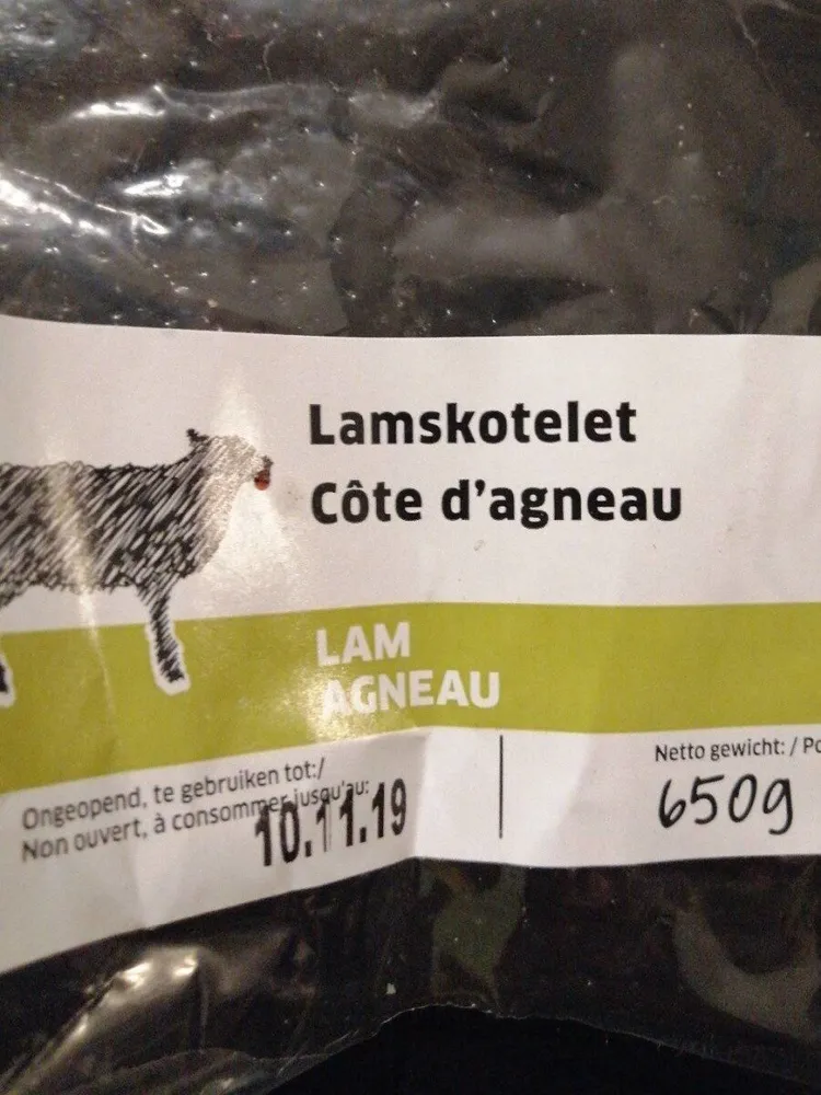 Côtes d'agneau