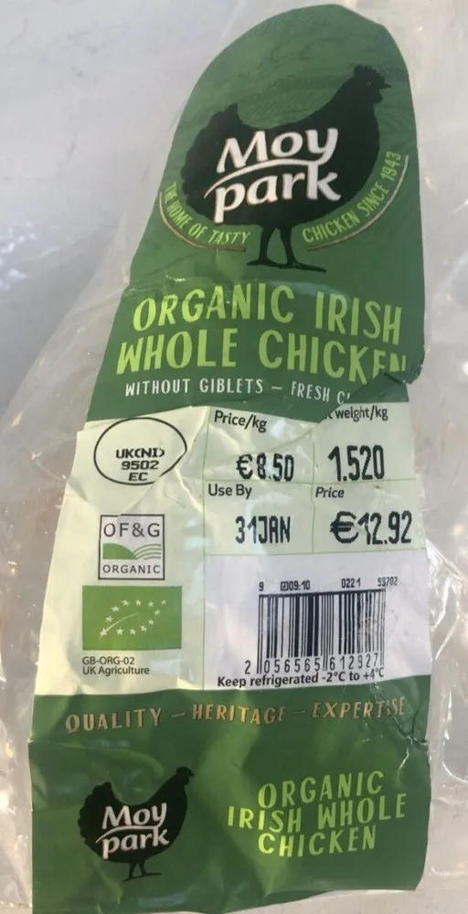Organic chicken