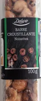 Barre croustillante noisettes