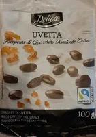 Uvetta ricoperta di cioccolato