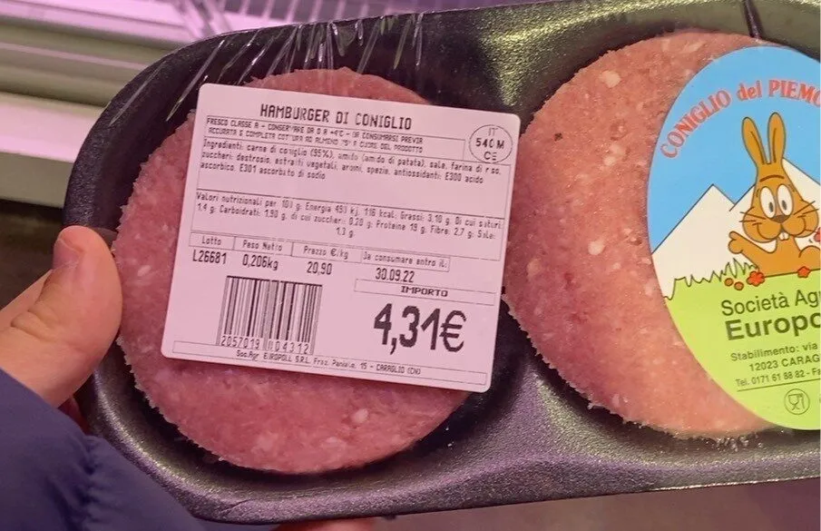 Hamburger coniglio