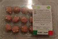 Polpettine di tacchino e suino con speck e formaggio