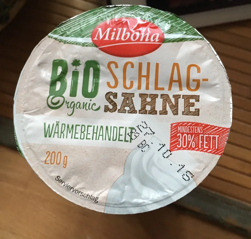 Bio Schlagsahne