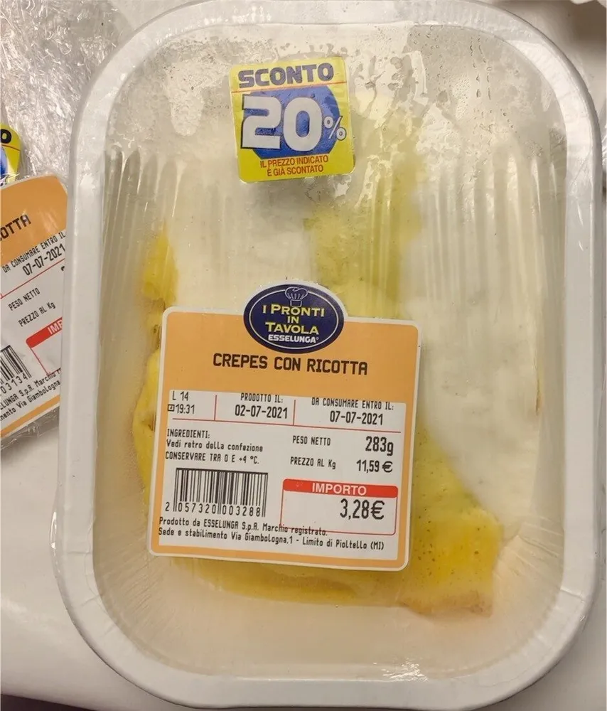 Crespelle con ricorra