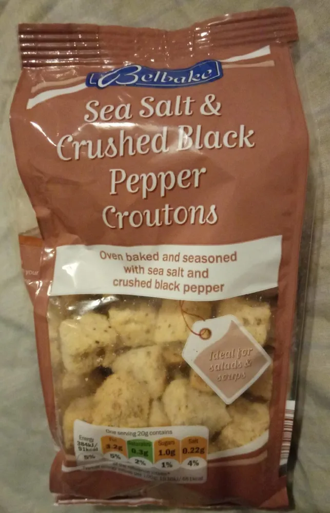 Sea Salt & Black Pepper Croutons