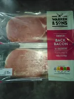 smoked back bacon - 14 rashers