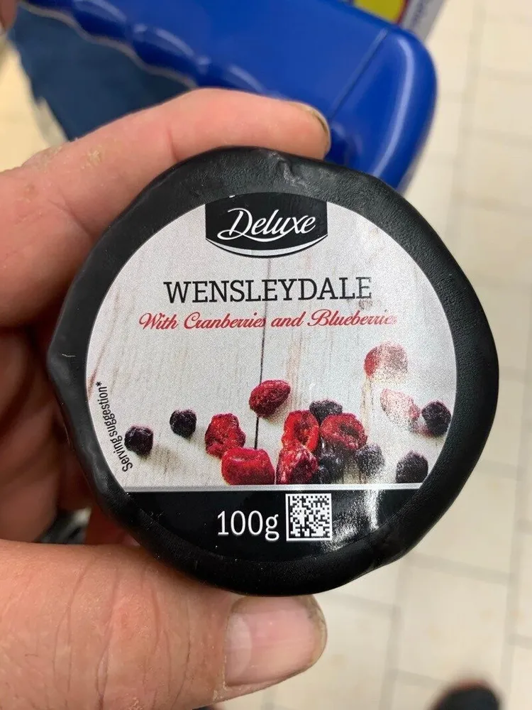 Cheese with cranberries