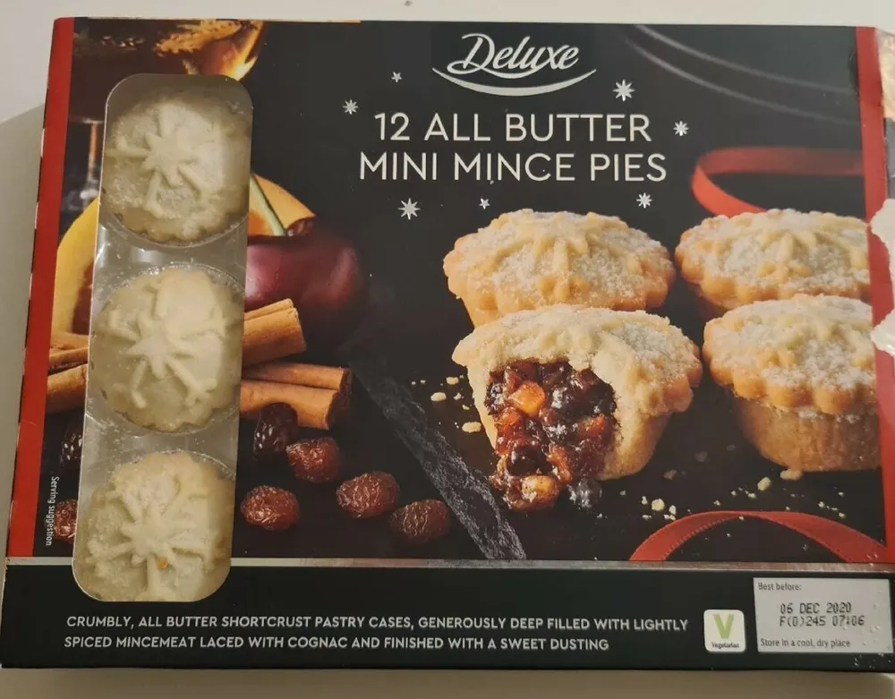 12 ALL BUTTER MINI MINCE PIES