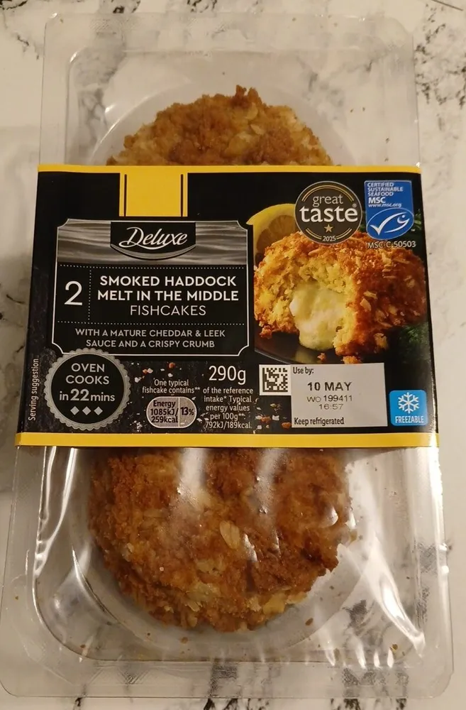 Smoked Haddock Melt in the Middle Fishcakes