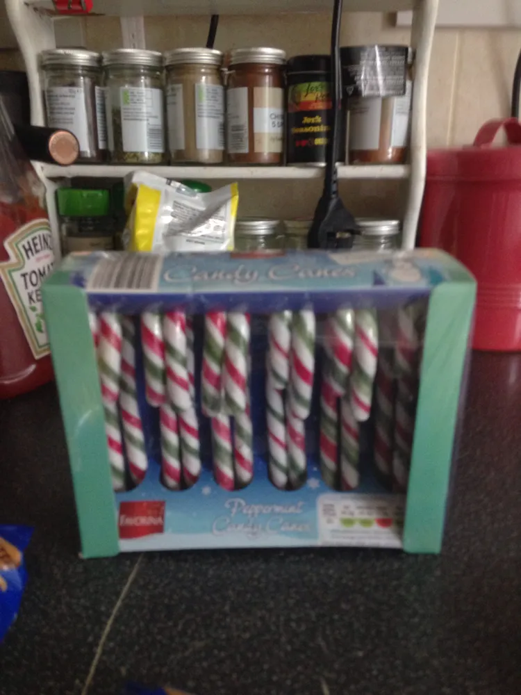 Peppermint candy canes