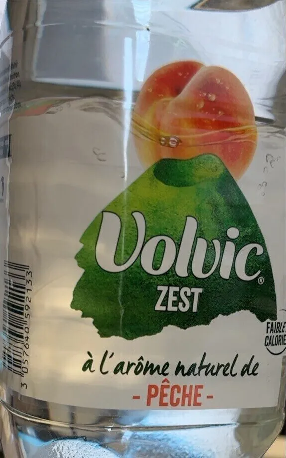 Volvic zest à l’atome naturel de pêche