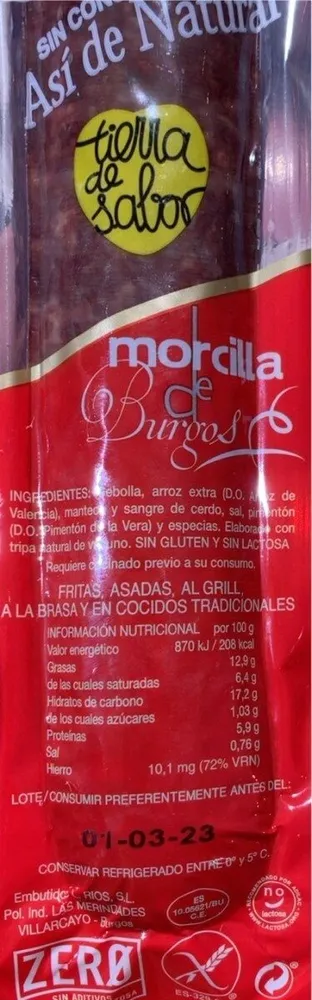 Morcillas de Burgos