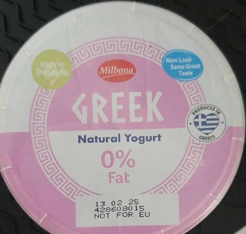 Authentic Greek Natural Yogurt 0% Fat