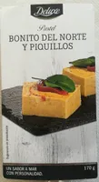 Pastel bonito del norte y piquillos