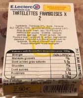 Tartelettes framboises x2