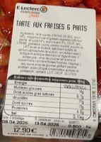 Tarte aux fraises 6 parts