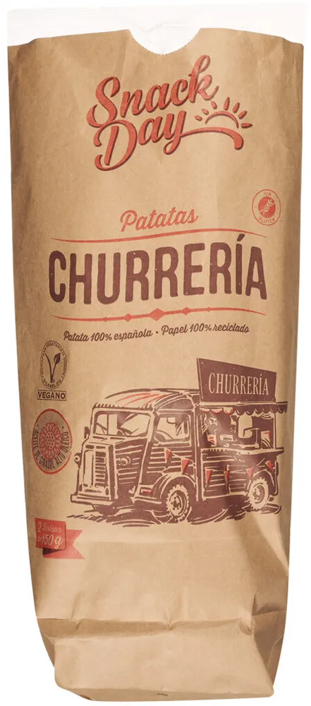 Patatas fritas estilo churrería