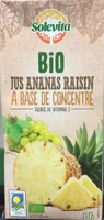 Jus ananas et de raisin