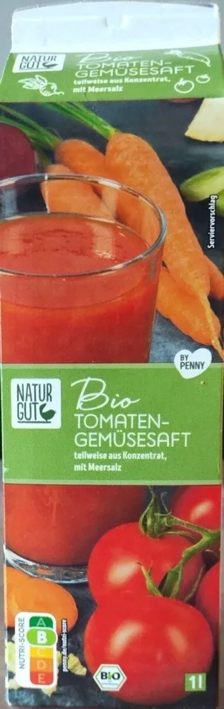 Bio-Tomaten-Gemüsesaft
