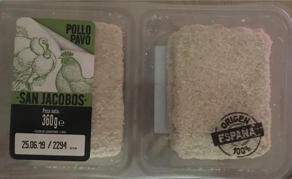 San Jacobos pollo pavo