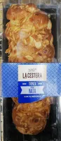 Trenza sabor nata con almendras