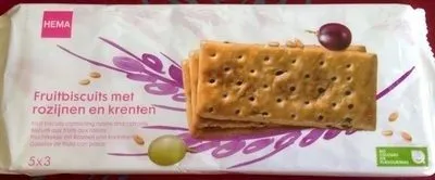 Biscuits aux Fruits Secs aux Raisins