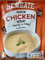 Thick chicken soup