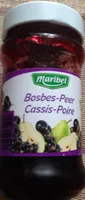 Schwarze Johannisbeere-birne Fruchtaufstrich