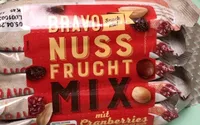 Bravo Nuss Frucht Mix mit Cranberries
