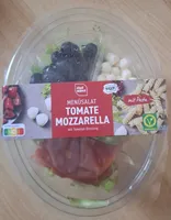 Menüsalat Tomate Mozzarella mit Pasta