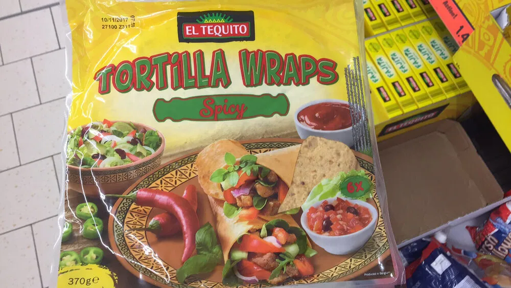 Tortilla wraps spicy