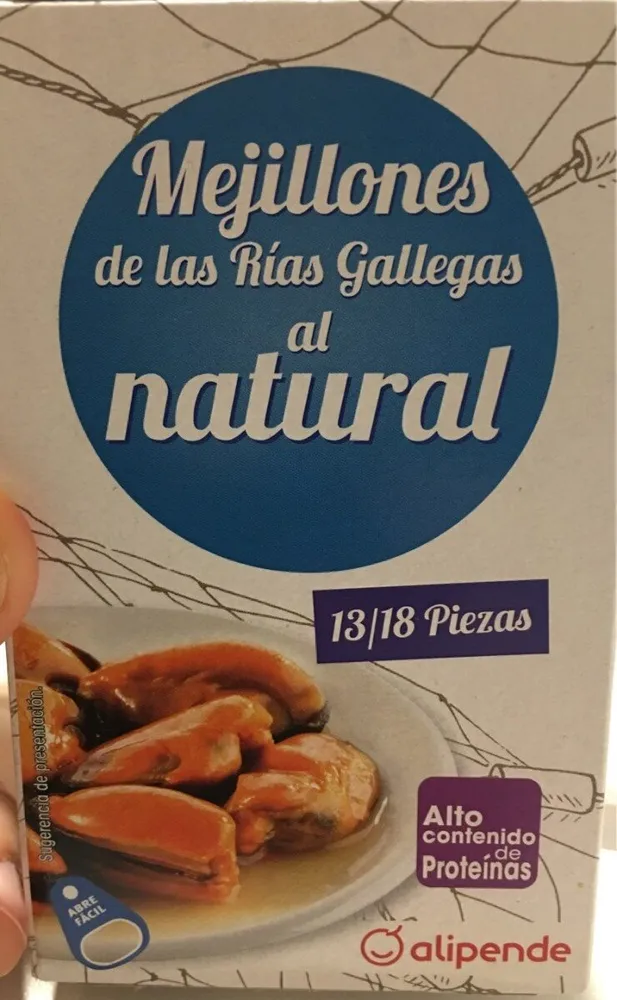 Mejillones de las rías gallegas al natural