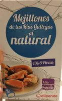 Mejillones de las rías gallegas al natural