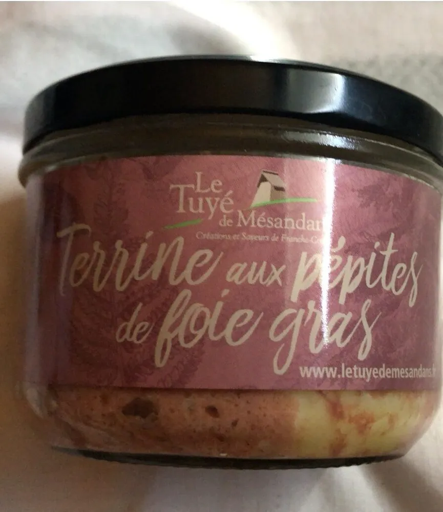 Terrine aux pepites de foie gras