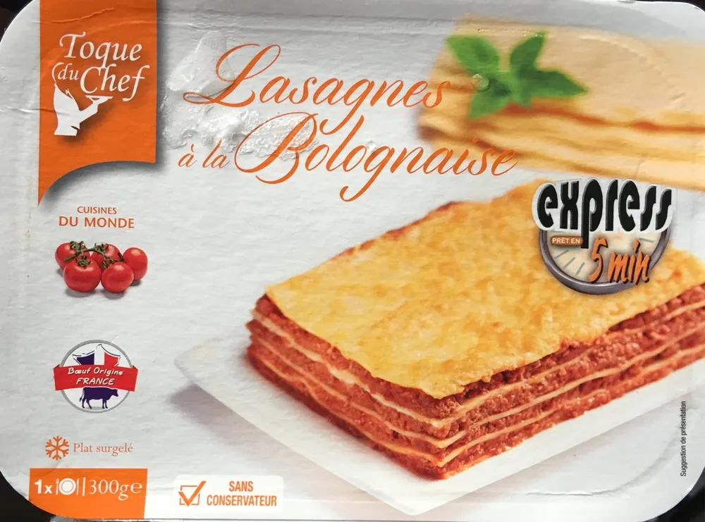 Lasagnes à la Bolognaise