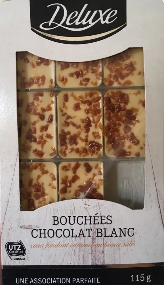 Bouchées chocolat blanc