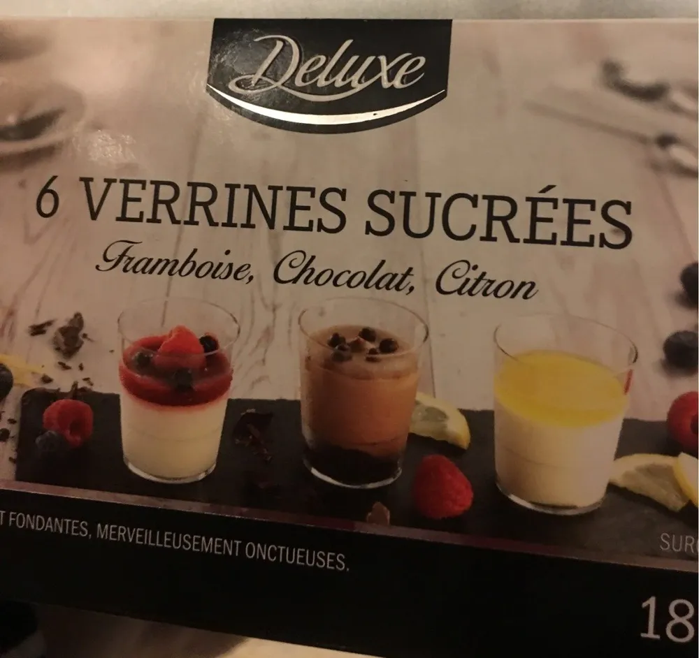 Verrines sucrees