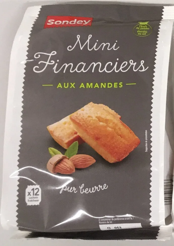 Mini financiers aux amandes