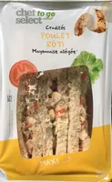 Sandwich Crudités Poulet Rôti Mayonnaise Allégée