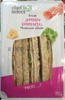 Sandwich Salade Jambon Emmental