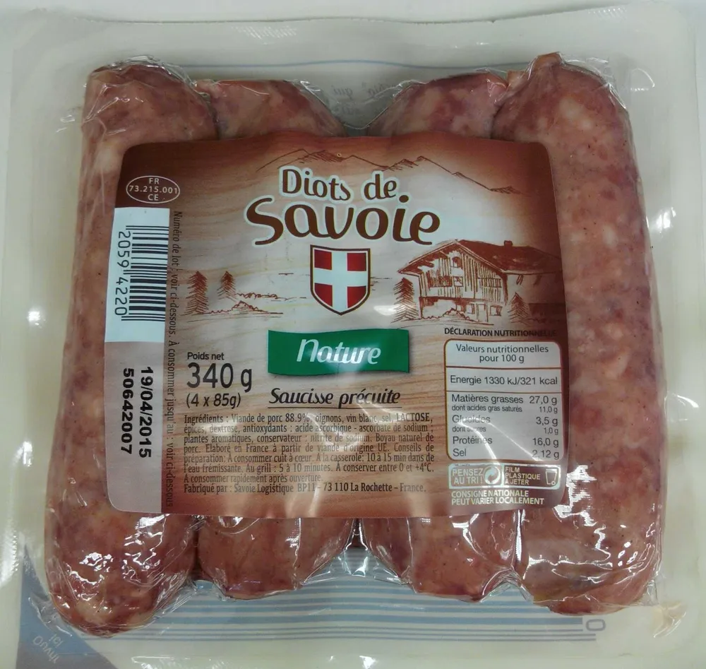 Diots de Savoie nature