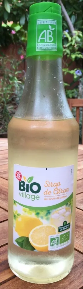 Sirop de citron bio