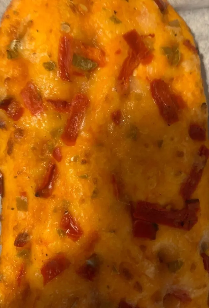 Focaccia Poivrons & sauce tomate