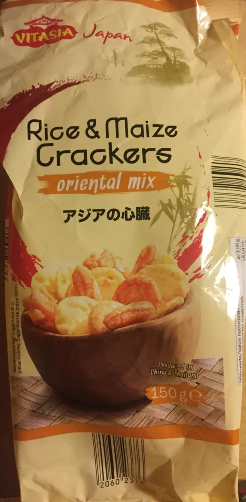 Rice & Maize Crackers - oriental mix